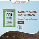 NYU Henna Sampo Pewarna Rambut Natural Sachet 20 ml