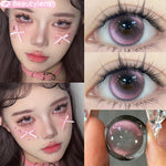 Ballet Pink BEAUTYLENS Softlens normal/minus(0.00s/d-8.00) berwarna Lensa korea 14.5mm contact lens
