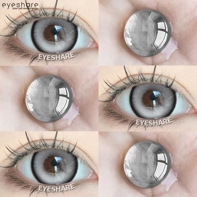 Eyeshare Softlens Minus Gray Brown 1Pasang Softlens Murah
