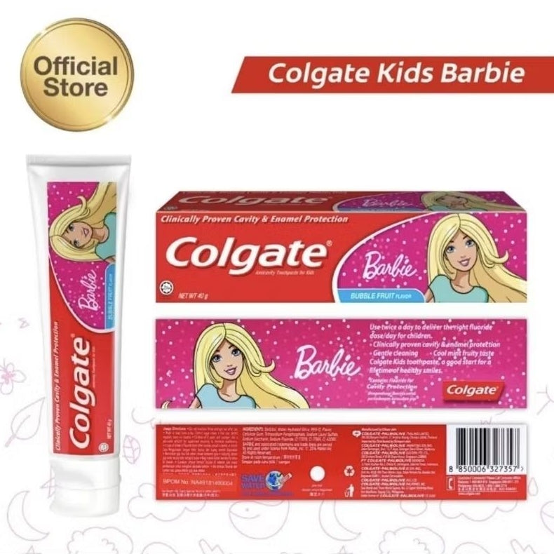 Colgate Kids Barbie Pasta Gigi Anak Stroberi Mint 40 g