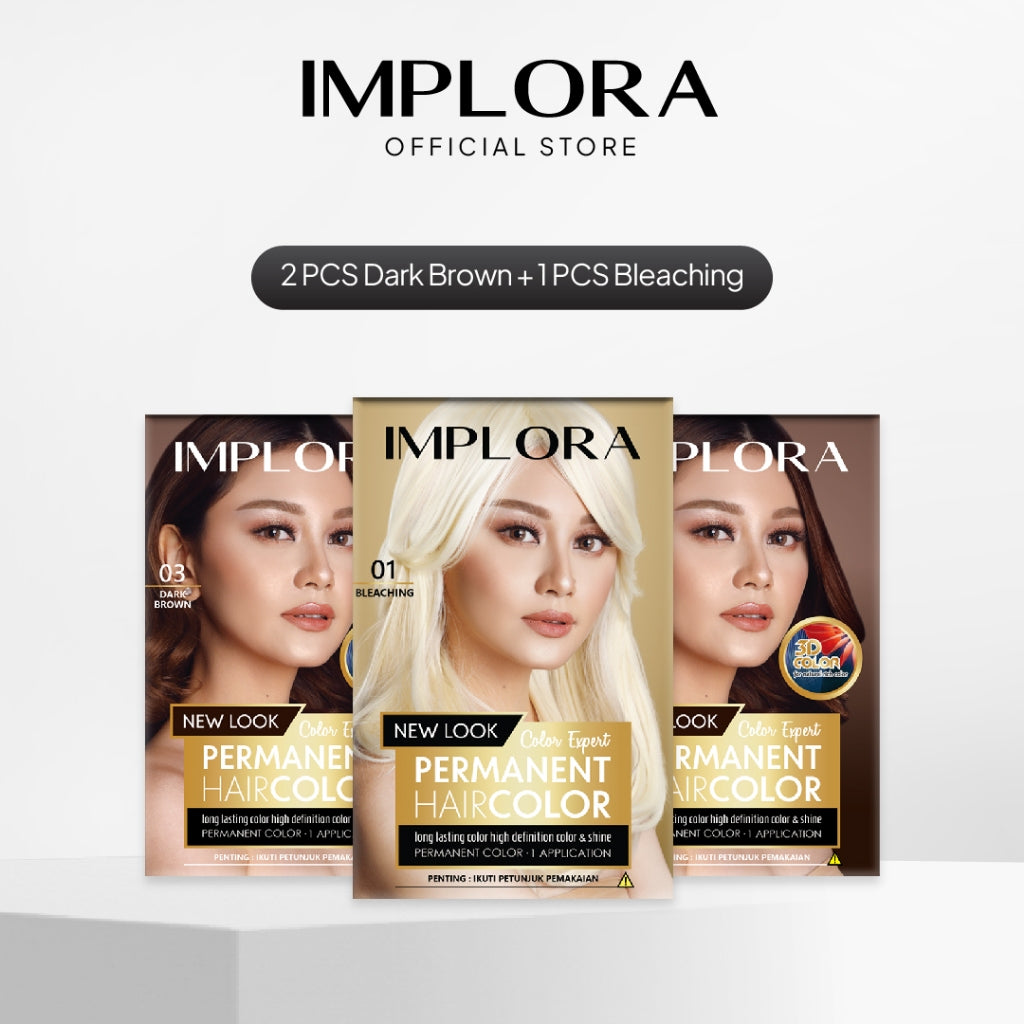 [3 PCS] Implora Permanent Hair Color