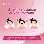 Biore Plester Komedo Charcoal 4 pcs