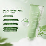 ACNAWAY 2PCS Mugwort Gel Facial Wash – Acne Friendly Gentle Cleanser Sabun Cuci Muka Untuk Kulit Berjerawat Sensitif Wajah Bersih Tidak Kering Face Wash Sabun Muka Oil Control Fungal Acne Safe Skincare Daily Cleanser All Skin Type Pembersih Wajah
