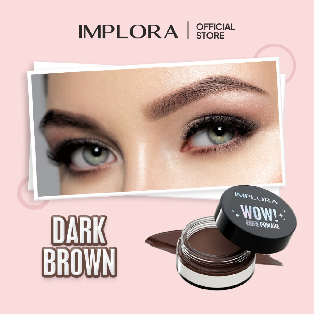 Implora Wow Brow Pomade | Eyebrow Pomade | Spoolie dan Kuas Alis