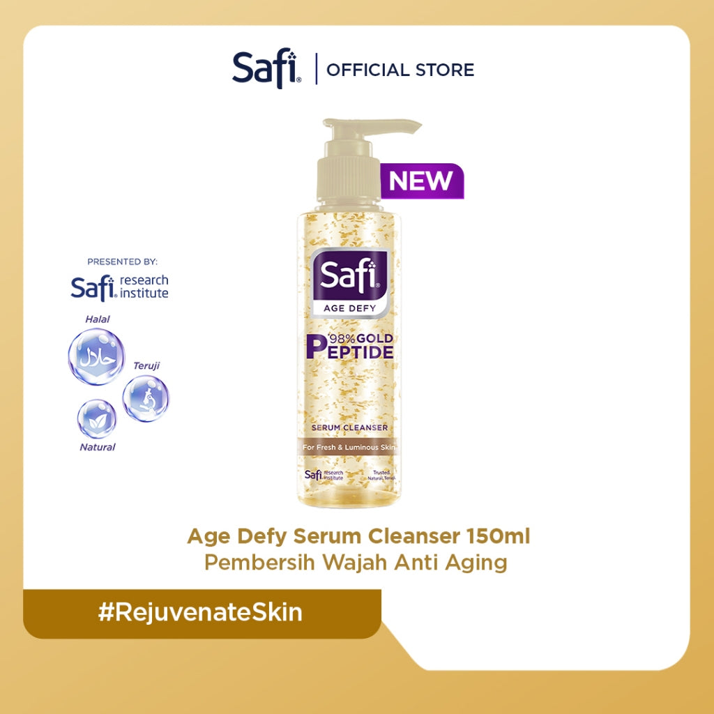 NEW! Safi Age Defy Serum Cleanser 150ml - Pembersih Wajah Anti Aging