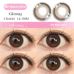 BEAUTYLENS Glossy softlens normal/minus  (-0.50s/d-8.00) soflent natural 14.5mm Lensa kontak 6bulan