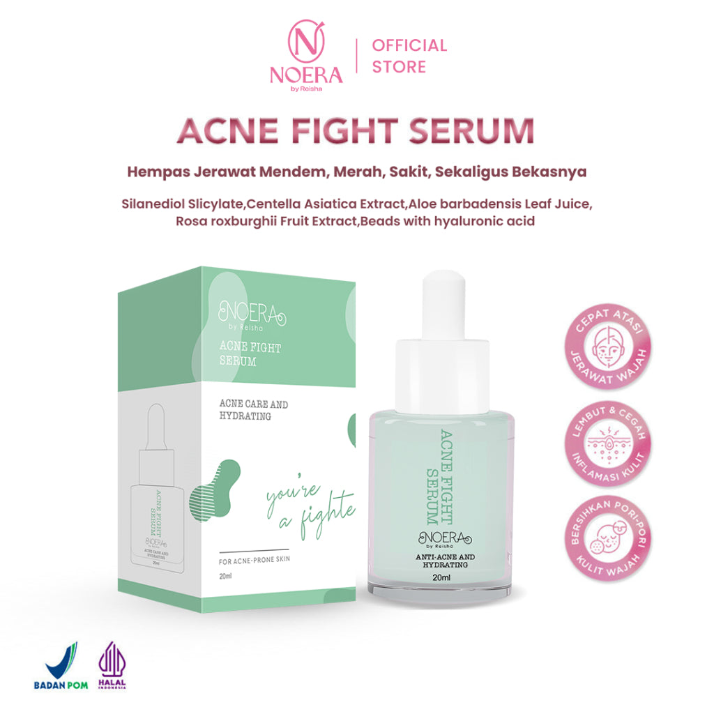 Noera Acne Fight Serum | Serum Wajah Acne Kulit Berjerawat Moisturizer
