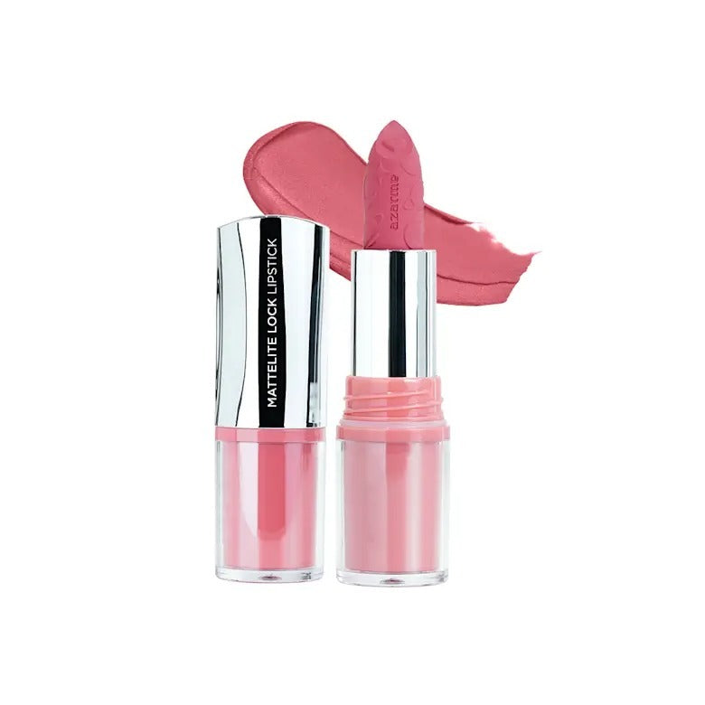 Azarine Mattelite Lock Lipstick 4 Gr | Smudgeproof Transferproof Smooth & Lightweight Lipstick