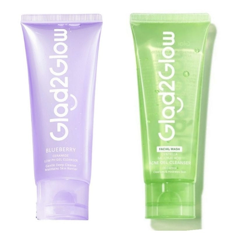 Glad2Glow Gel Pembersih Wajah 70 ml