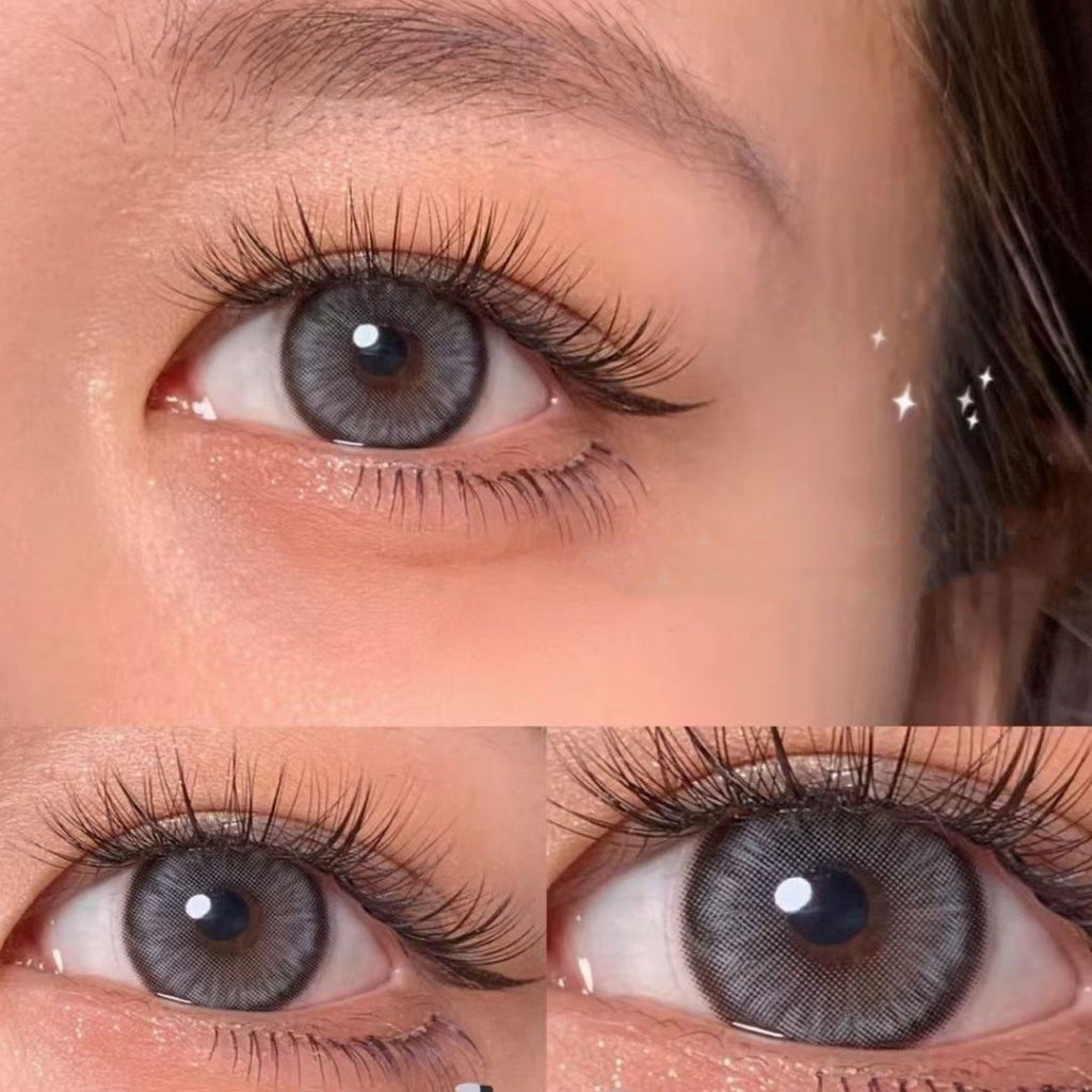 Sepasang lensa kontak berwarna, diameter 14.2MM, kadar air 38% lensa mata soflen mata softlens soflens