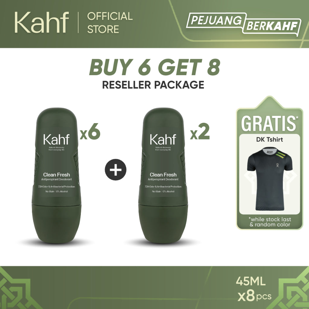 [BUY 6 GET 8] Kahf Reseller Package Deodorant & Face Wash