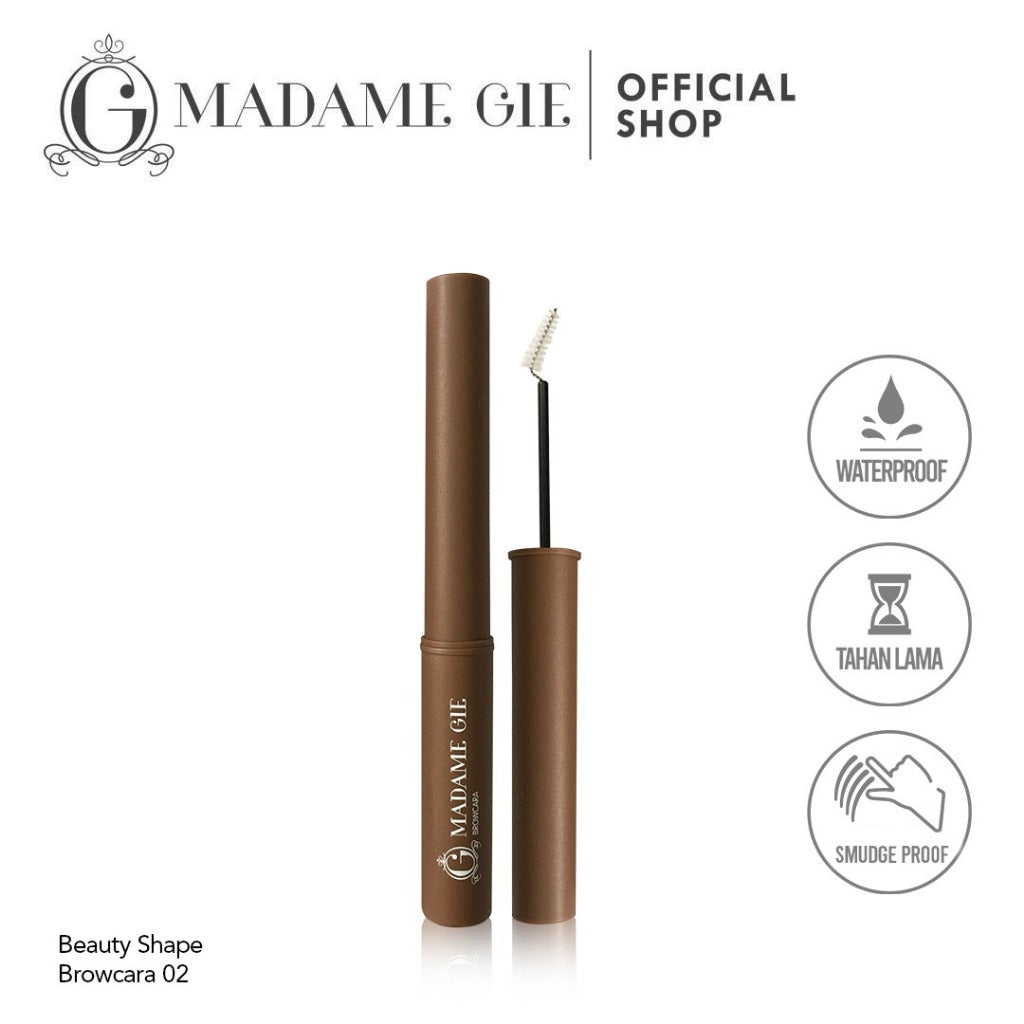 [FLASH SALE] [NEW PACKAGING] Madame Gie Beauty Shape Browcara - MakeUp Mascara Alis