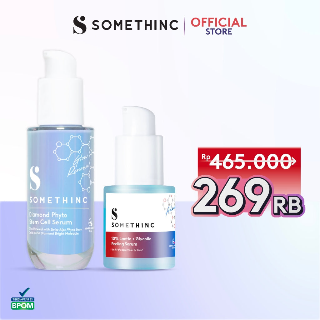 [TASYA FARASYA APPROVED] SOMETHINC Diamond Glow PyhtoCell Serum - Serum Diamond untuk Kulit Berkilau dan Cerah, Serum Brightening, Anti Aging, Serum untuk Mencegah Penuaan Dini