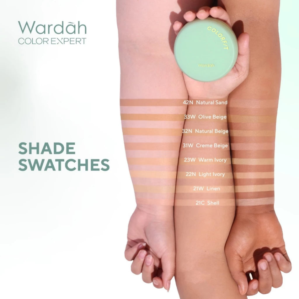 Wardah Colorfit Normal to Oily 5D Blur Cloud Cushion