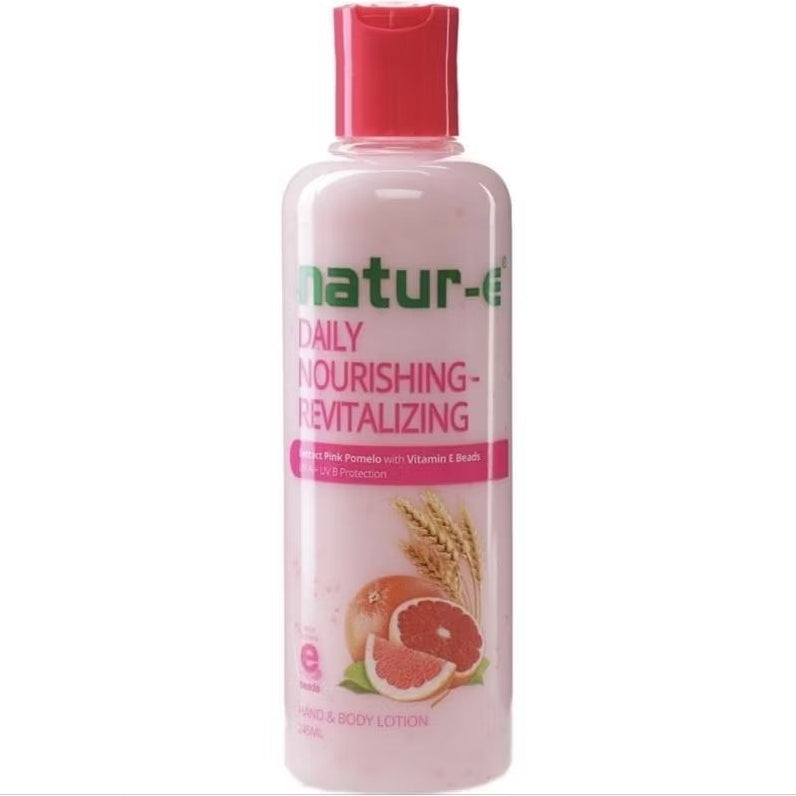 Natur-E Active Beauty Lotion Pelembap Tubuh Protect & Glow / Nourishing Revitalizing 245 ml