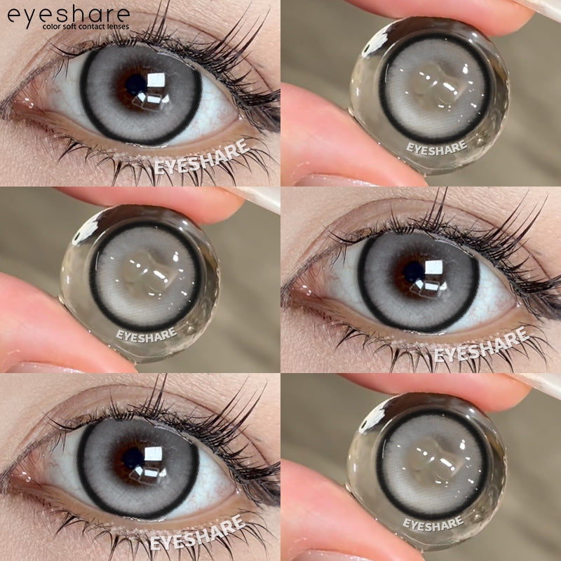Eyeshare Softlens Minus (0.00~-6.00) Blackspot 14.2mm Softlen Lensa Kontak