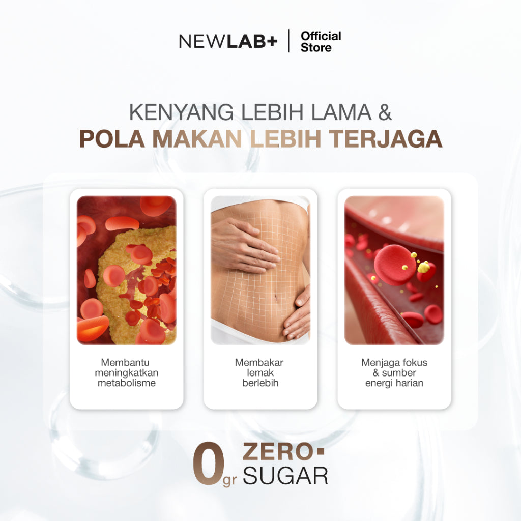 NEWLAB Fitlogy Coffee | Kopi Sehat untuk Kontrol Berat Badan & Gut Health | L-Karnitin & Garcinia Pelangsing Badan  15 Sachet