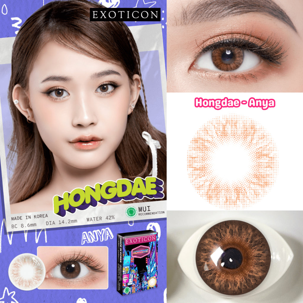 Exoticon Softlens Hongdae Series Emily | Anya | Kim | Livi | Tasya | Soflens Korea | Soflens Minus