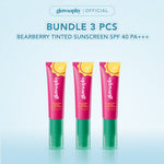 Glowsophy Bearberry Tinted Tone Up Sunscreen SPF 40 PA+++ 30ml Sunblock Cream Wajah Pelembab Skin Sunscreen Membantu Wajah Menyamarkan Pori-Pori Skin Tint Liquid Foundation All Skin Natural Matte Finish Makeup Primer Cepat Meresap Sunblock Cream Ringan