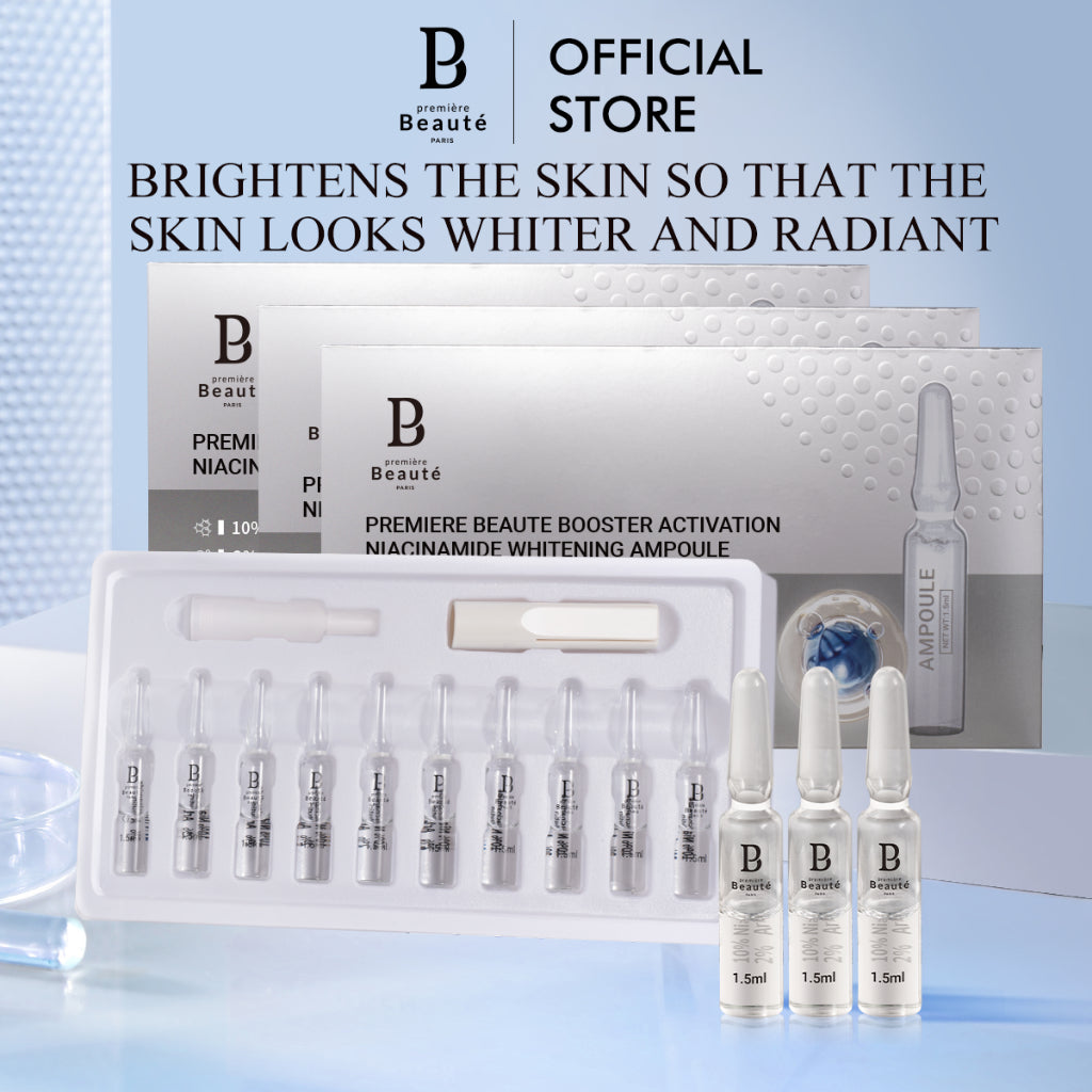 [SELVI'S EXCLUSIVE] PREMIERE BEAUTE Upgrade Formula Booster Activation Ampoule 3PCS Set | Niacinamide Whitening  |  Moisturizing Hydrating