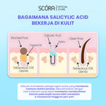 IRIT BEBAS JERAWAT-SCORA Salicylic Acid Gentle Low pH Cleanser Sabun Cuci Muka Oily Acne Prone Skin Friendly [TwinPack 2 Pcs]