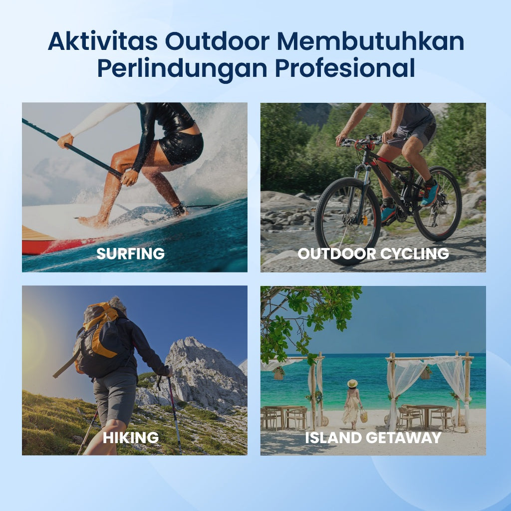 [NEW LAUNCH]  YOU Sunbrella Watery Outdoor Sunscreen Fluid Sunscreen Waterproof Sunscreen wajah dan tubuh Sunscreen Outdoor Sunscreen SPF 50