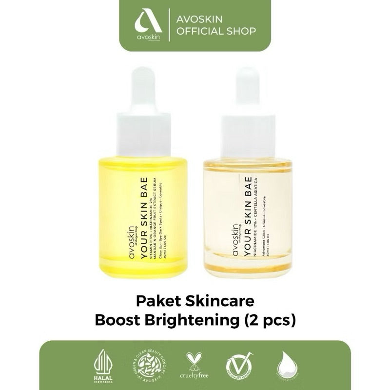 Paket Skincare Boost My Skin Twinpack (2 pcs) - Avoskin Your Skin Bae