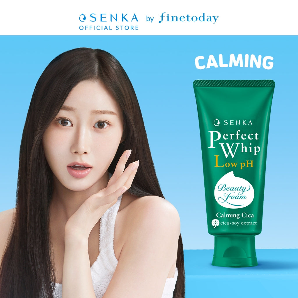 SENKA Perfect Whip Low pH Calming Cica Facial Foam 100gr