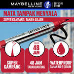 MAYBELLINE OFFICIAL Tattoo Liner 48H Liquid Pen Eyeliner Waterproof Make up Line Tattoo High Impact Tahan Lama 48 Jam Hitam Superstay Matte Vinyl Ink