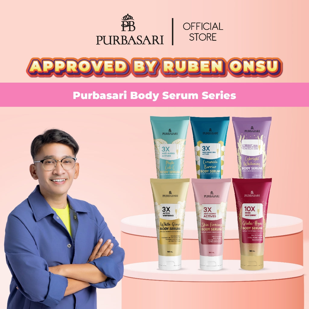 Ruben Onsu X Purbasari Body Serum 180 ml / Purbasari Body Serum