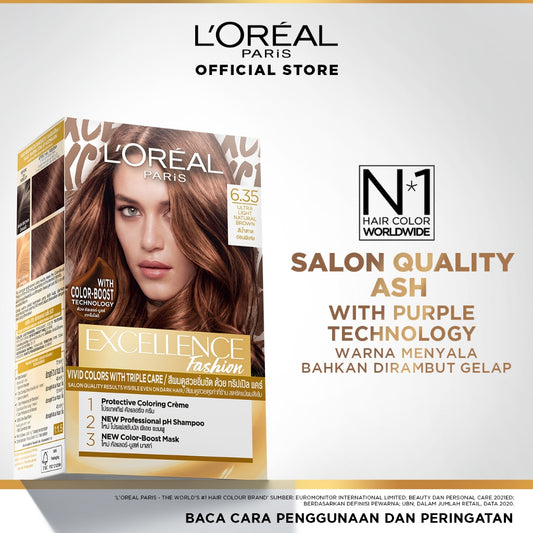 L'Oreal Paris Excellence Fashion Ultra Light Advance Ultra Care #6.35