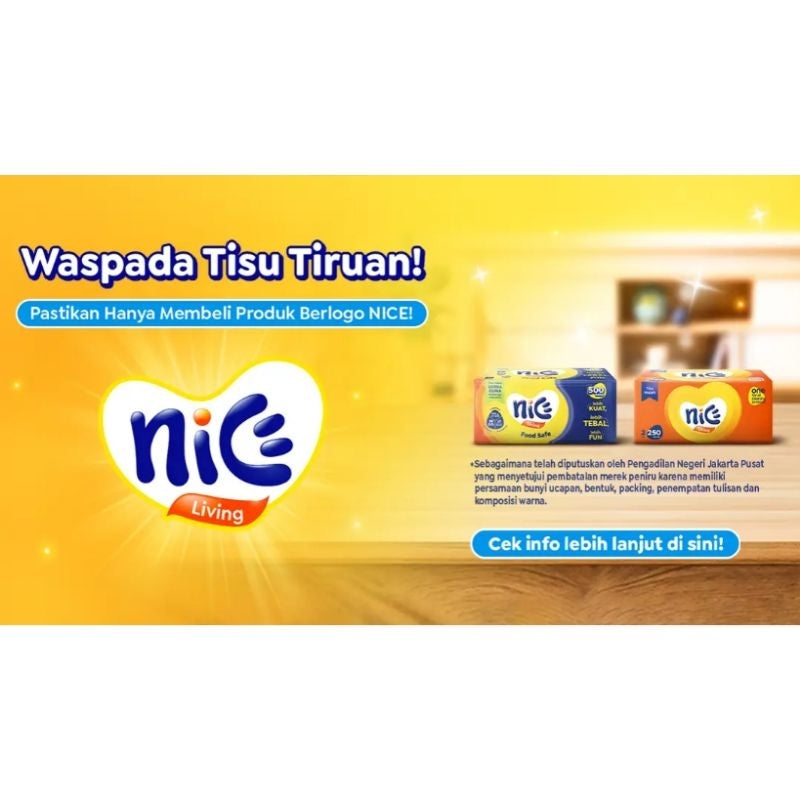 Tisu Wajah Nice Serbaguna 900g Lembut Dan Praktis