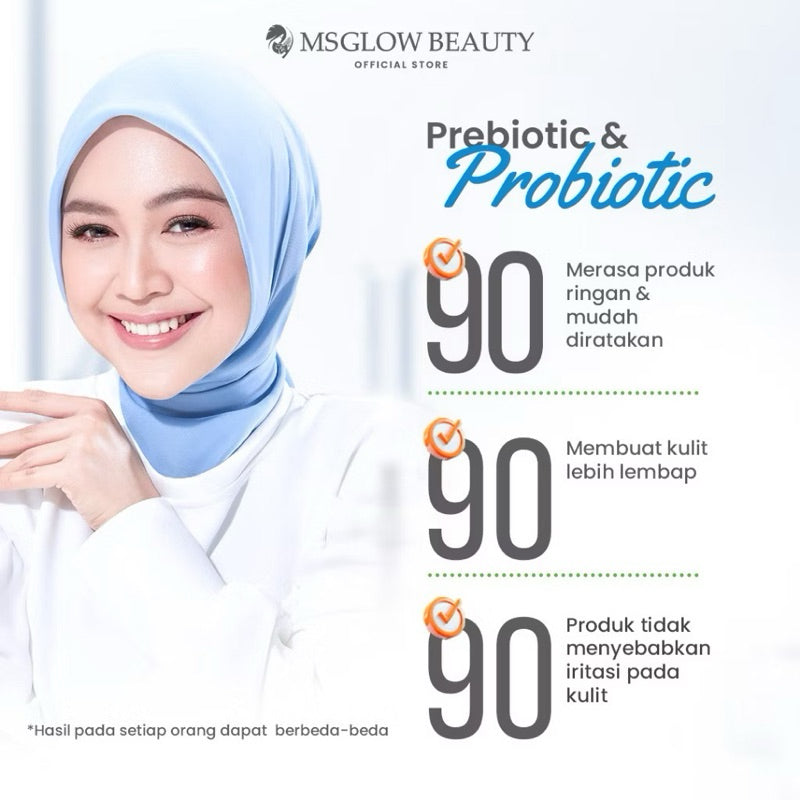 MS GLOW SUN WHITE PRE & PROBIOTIC SUN SCREEN SPF50