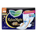 Laurier Relax Night Pembalut Wanita Wing Malam 40 cm 8 pcs