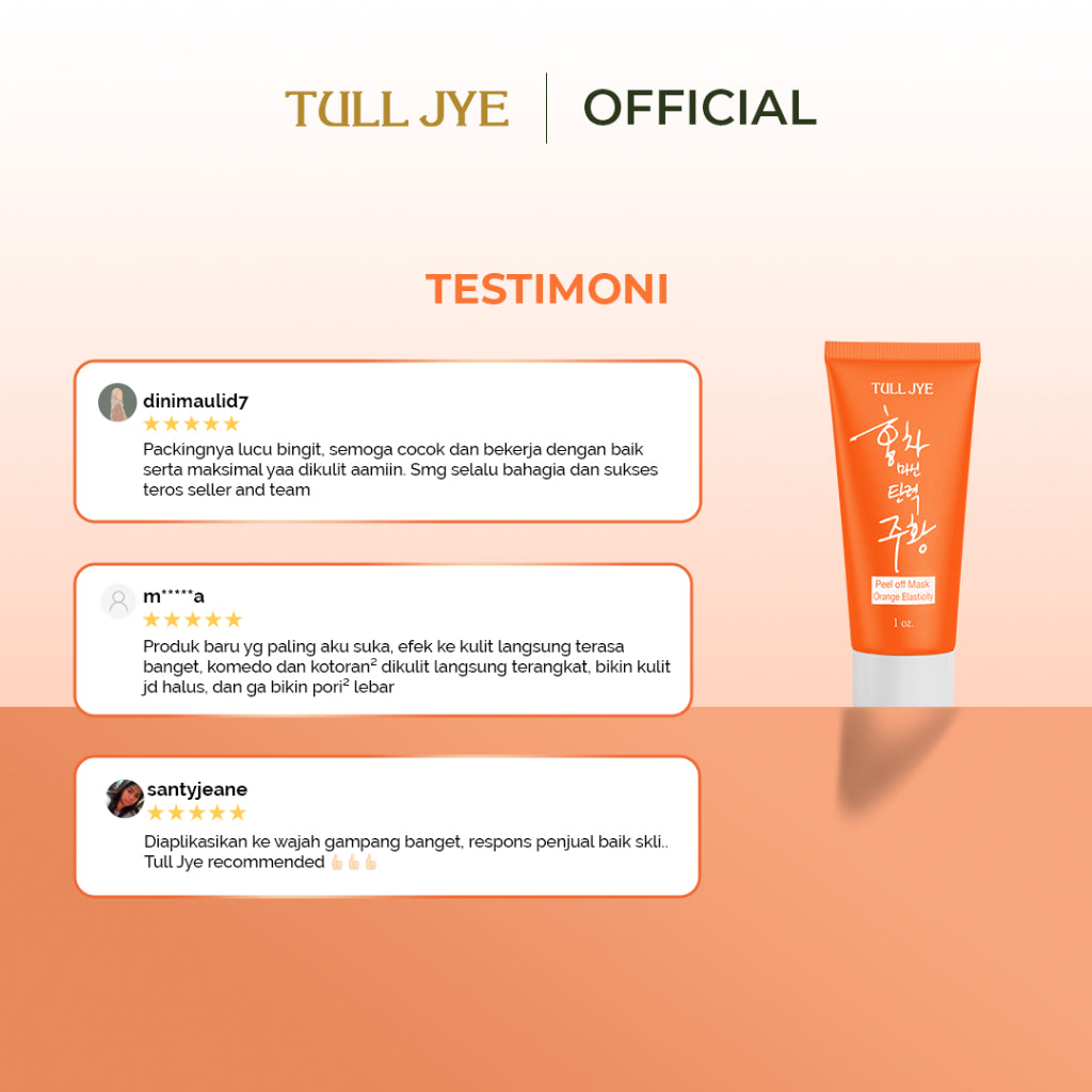 Tull Jye Peel Off Mask (Orange - Elasticity)