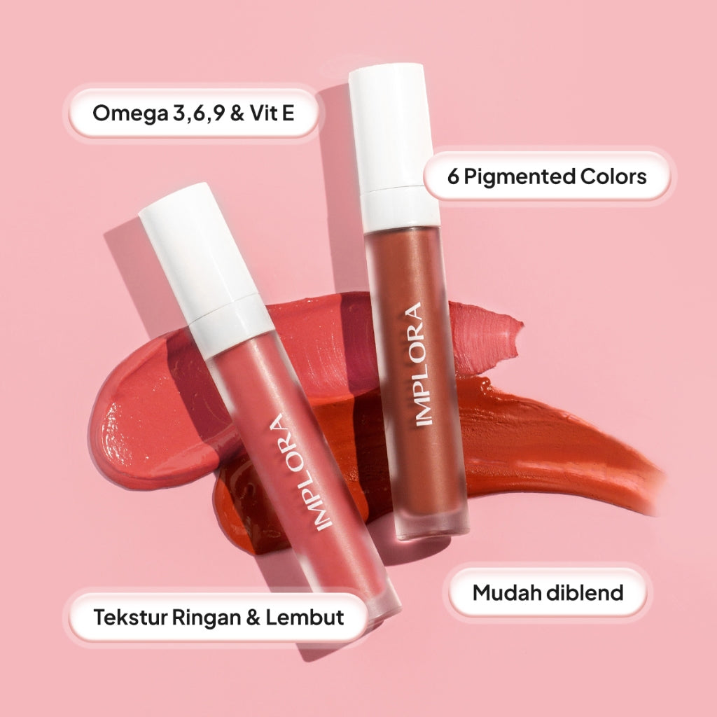 Implora Lip Velvet | Lipstick Bibir