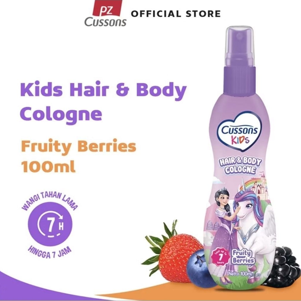 Cussons Kids Cologne Rambut & Tubuh Anak 100 ml