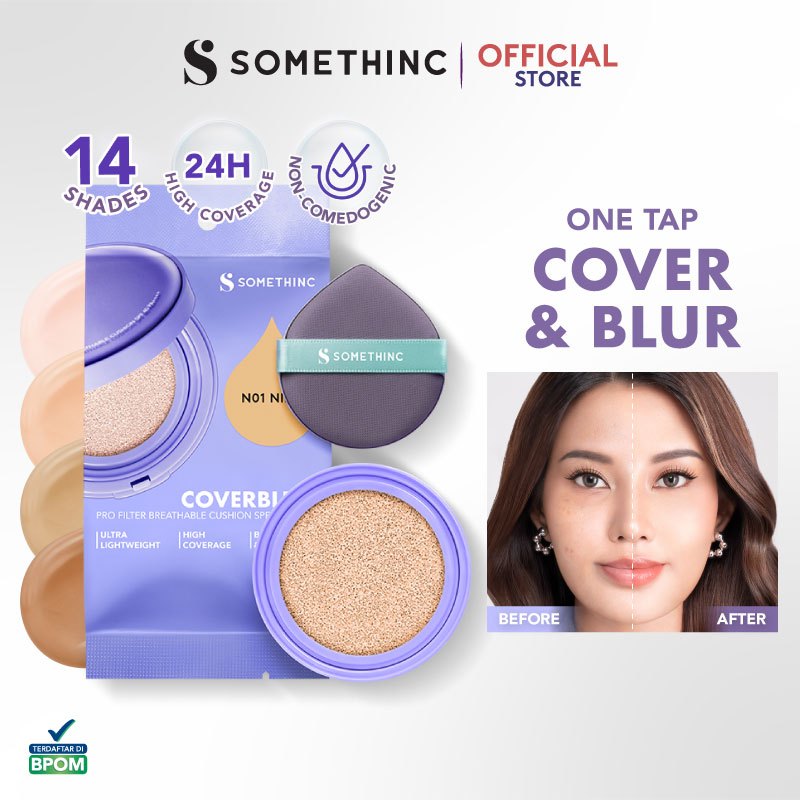SOMETHINC REFILL CoverBlur Pro Filter Breathable Cushion SPF 40 PA++++