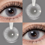 [-1.00~-6.00] Softlens Minus 14.2mm Brown Gray Green No Ring Softlens Natural 1 Years Use