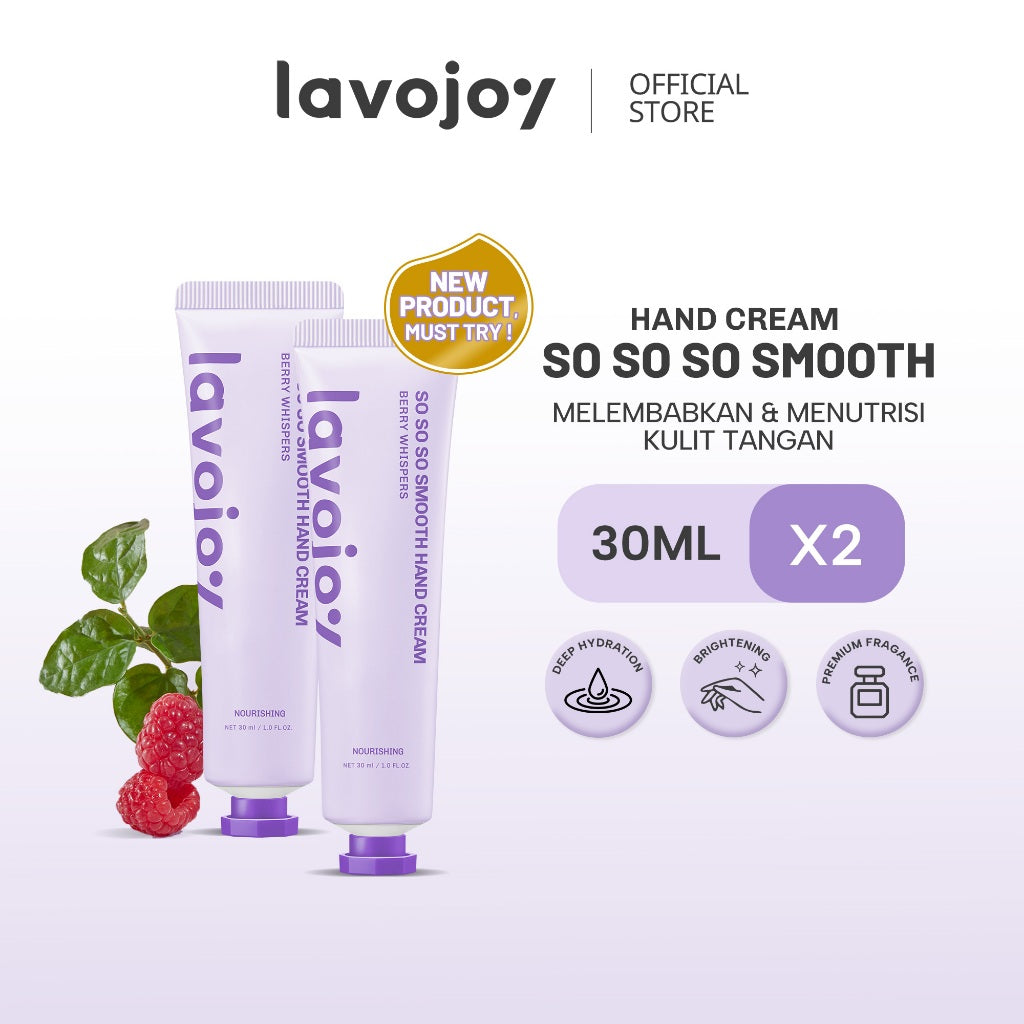 Lavojoy Hand Cream Series 30ml | Krim Untuk Mencerahkan Dan Melembabkan Kulit Tangan | Niacinamide Dan Shea Butter | Hand Cream Tangan Kering | Krim Tangan
