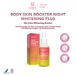 Noera Paket Lengkap Whitening Booster Night | Bright and Glow Body Serum + Body Skin Booster Night