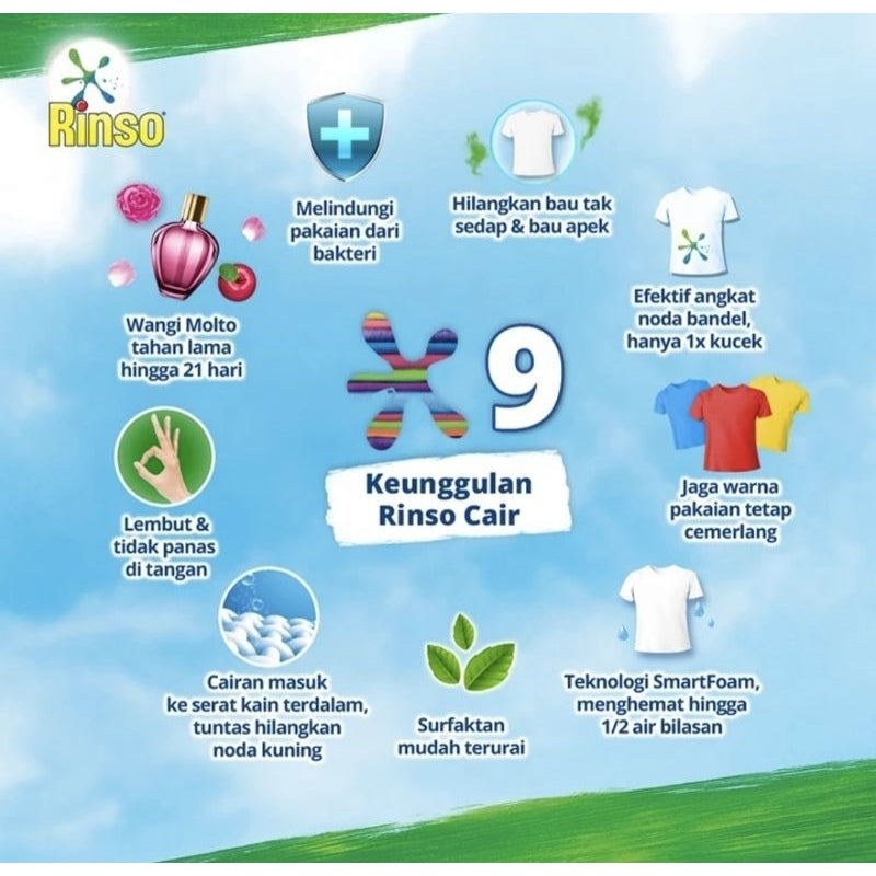 Rinso Deterjen Refill 770 g
