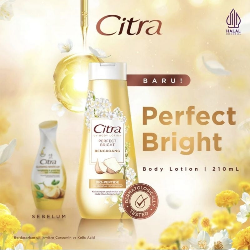 Citra Perfect Bright Lotion Pelembap Tubuh 210 ml