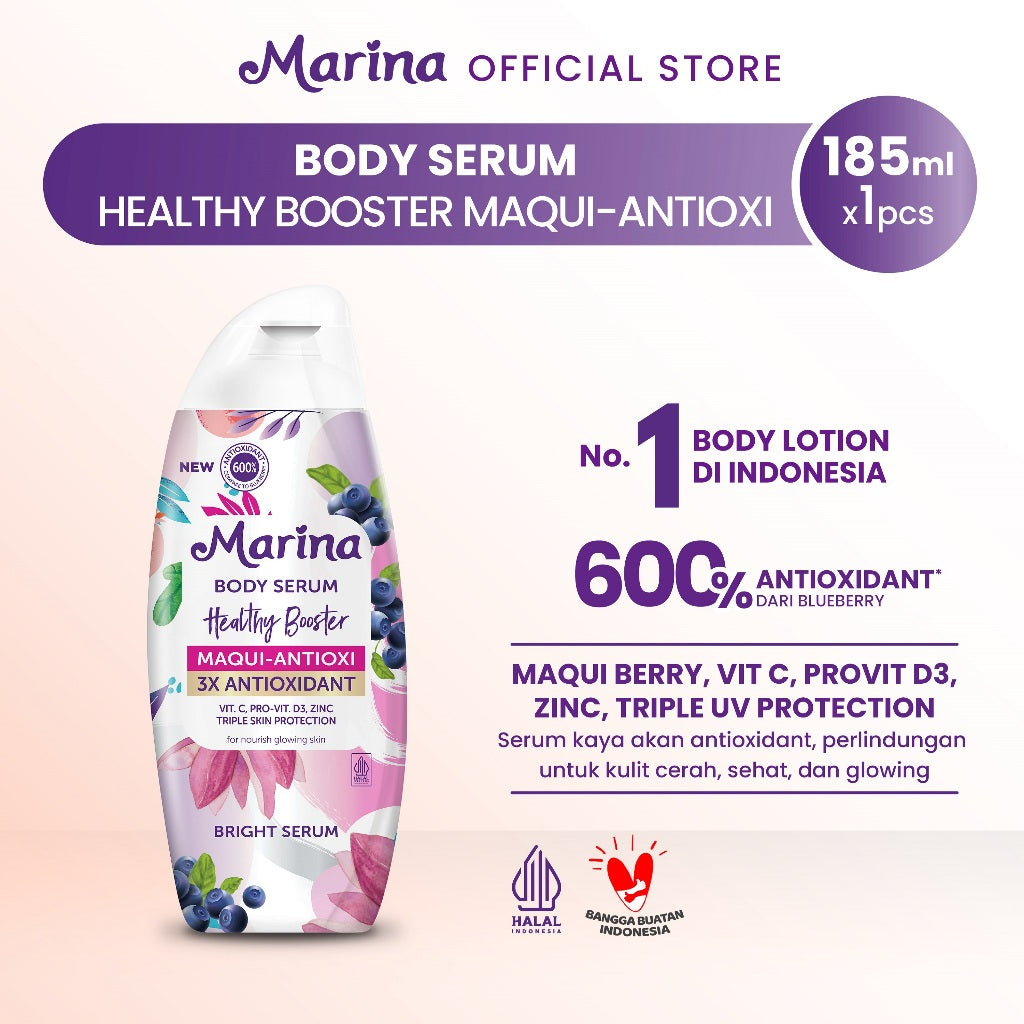 Marina Healthy Booster Bright Serum 185ml - Maqui  [1 pcs] - Exp : 06.2026
