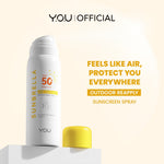 YOU Sunbrella Airy Outdoor Sunscreen Spray SPF50+ PA++++ Tabir Surya Mist Sweatproof and Waterproof [ Best Selling ]