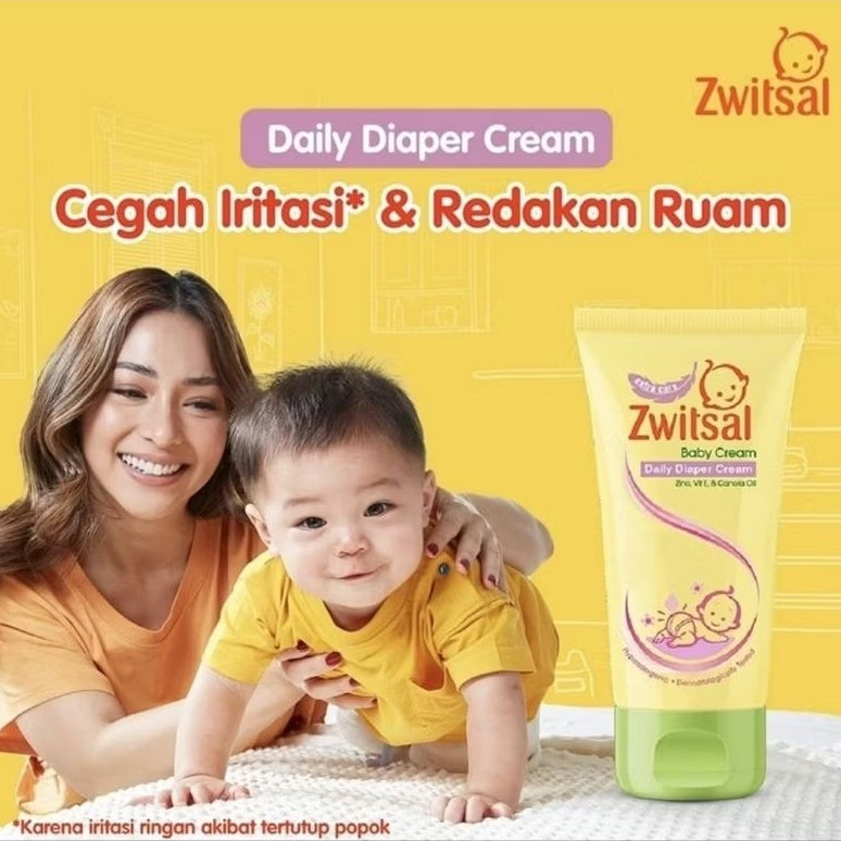 Zwitsal Krim Bayi Anti Ruam Popok Tube 50 mL