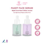 Noera Paket Face Serum | Acne Fight Serum & Bright and Glow Serum