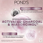 Ponds Bright Miracle Charcoal Pembersih Wajah Foam Kulit Berminyak 100 g
