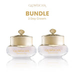 Glowsicha Bundle 2pcs (Bright Day Cream) Krim Siang Mencerahkan Niacinamide UV Filter Pearl Extract Cerah Instan Glowing Skincare Harian Lembut Halus Anti Kusam Wajah Cerah Moisturizer Krim Pagi BPOM Pemutih Kulit Siang Perawatan Lengkap