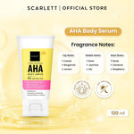 Scarlett AHA Combo Care - Bundle AHA Body Serum (Shower Gel, Ultra Light Daily Sunscreen, Aqua Gel Moisturizer) Untuk Kulit cerah, lembut, dan terlindungi setiap hari